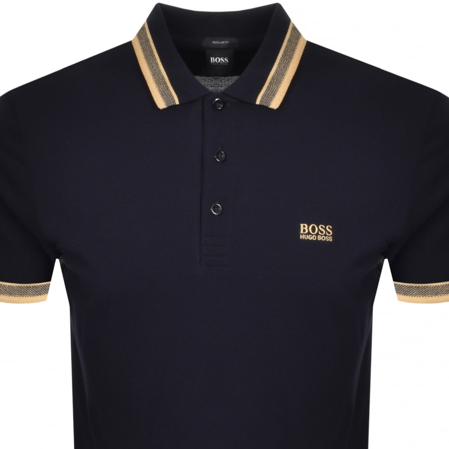 Alternative Image for ProductBOSS Paddy Polo T Shirt Navy2